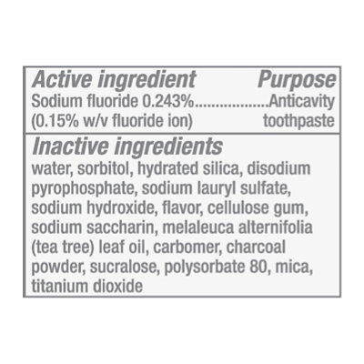 Crest 3D White Whitening Therapy Charcoal With Tea Tree Oil Refreshing Mint Toothpaste - 4.1 Oz - Image 4