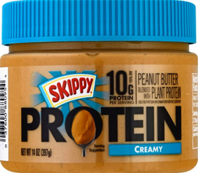 Skippy Protein Peanut Butter Creamy - 14 Oz - Image 2