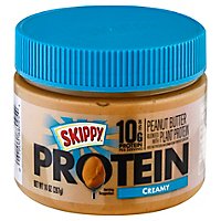 Skippy Protein Peanut Butter Creamy - 14 Oz - Image 1