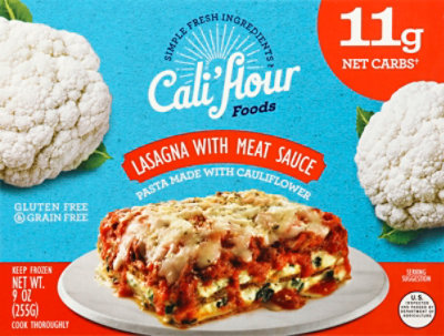Califlour Entrees Pasta Lasagna Mts - 9 Oz - Image 2