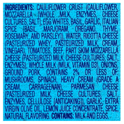 Califlour Entrees Pasta Lasagna Mts - 9 Oz - Image 5