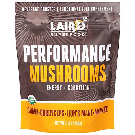 Laird Superfood Performance Mushrooms - 3.17 Oz