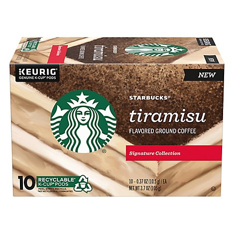 Starbucks Tiramisu Flavored Kcup Coffee - 10 Count