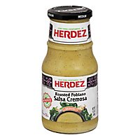 Herdez Creamy Roasted Poblano Salsa - 15.3 Fl. Oz. - Image 1