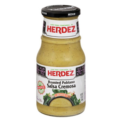 Herdez Creamy Roasted Poblano Salsa - 15.3 Fl. Oz.