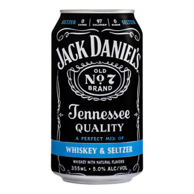 Jack Daniel's Whiskey & Seltzer 5% ABV Ready To Drink Can - 4-355