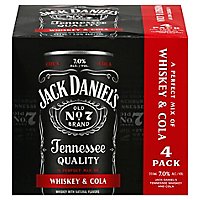 Jack Daniels & Cola Rtd - 4-12 Fl. Oz. - Image 3
