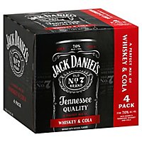 Jack Daniels & Cola Rtd - 4-12 Fl. Oz. - Image 2