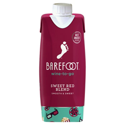 Barefoot Wine To Go Sweet Red Wine - 500 Ml - Image 1