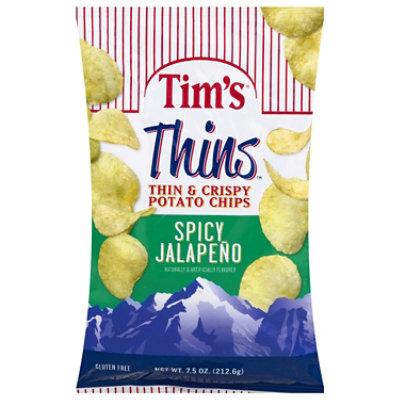 Tims Cascade Jalapeno Thins - 7.5 Oz - Image 2