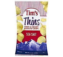 Tims Cascade Sea Salt Thins - 7.5 Oz