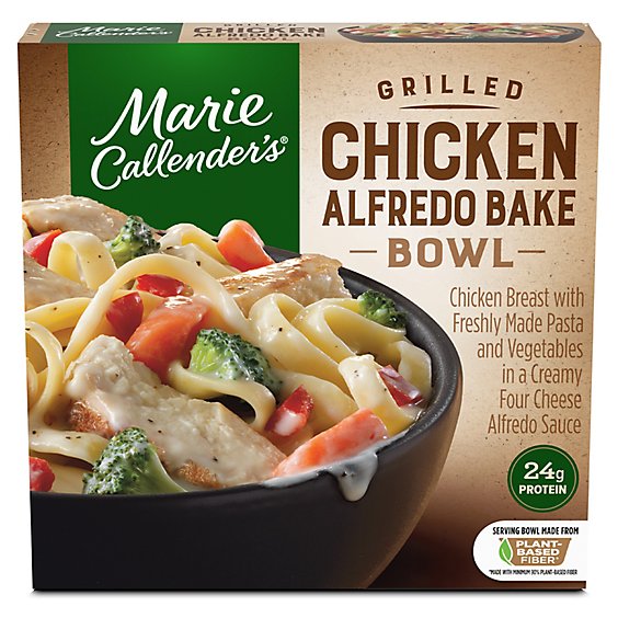 Marie Callender's Grilled Chicken Alfredo Bake Bowl Frozen Meal - 11.6 Oz