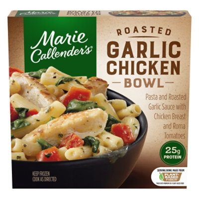 Marie Callenders Roasted Garlic Chicken Bowl Frozen Meals 11 5 Oz Vons