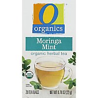 O Organics Tea Moringa Mint - 20 Count - Image 2