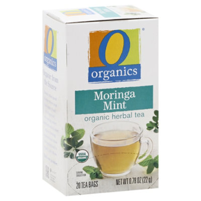 O Organics Tea Moringa Mint - 20 Count