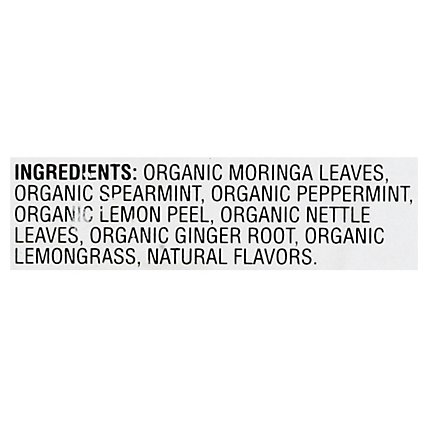 O Organics Tea Moringa Mint - 20 Count - Image 4