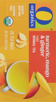 O Organics Tea Turmeric Mango Ginger - 20 Count - Image 4