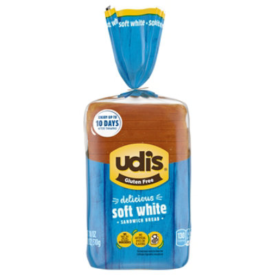  Udisbread Loaves White Frozen - 18 Oz 