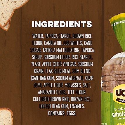 Udi's Gluten Free Frozen Delicious Whole Grain Sandwich Bread - 18 Oz - Image 5