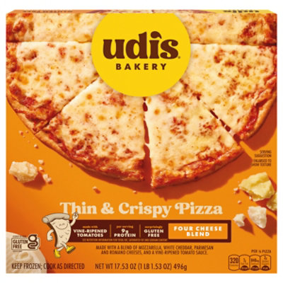 Udis Frozen Pizza Cheese - 17.53 Oz - Image 2