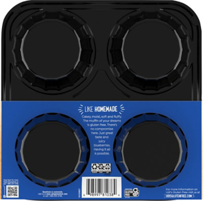 Udi's Gluten Free Frozen Blueberry Muffins -4-10 Oz - Image 5