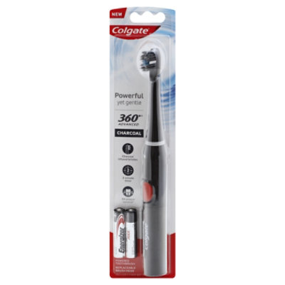 colgate 360 advanced charcoal toothbrush