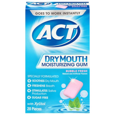 Act Dry Mouth Gum Bubble Fresh - 20 Count - Image 3