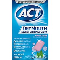 Act Dry Mouth Gum Bubble Fresh - 20 Count - Image 2