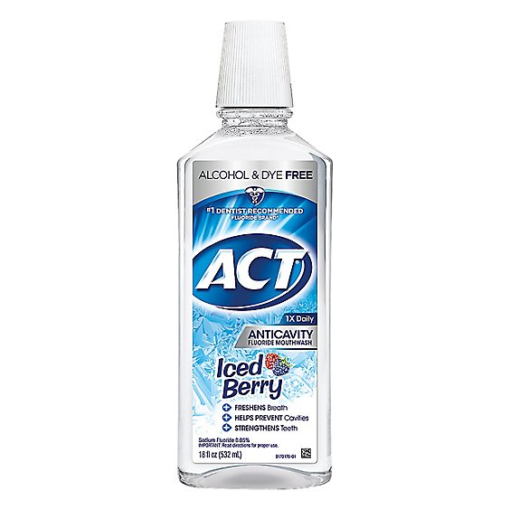 Act Iced Berry Mouthwash - 18 Fl. Oz.