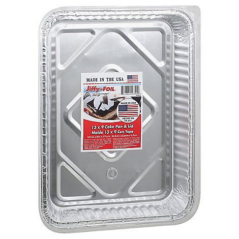 Jiffy Foil Utility Pan With Lid - Each