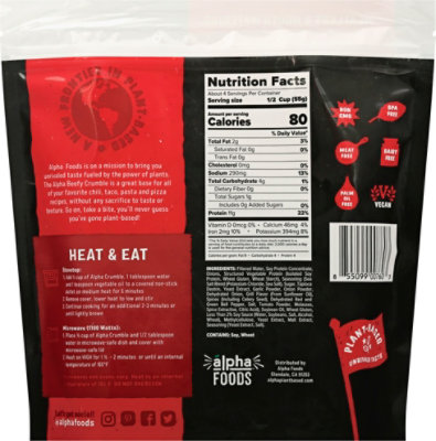 Alpha Foods Pouch Beefy Crumble Alt - 8 Oz - Image 6