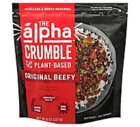 Alpha Foods Pouch Beefy Crumble Alt - 8 Oz