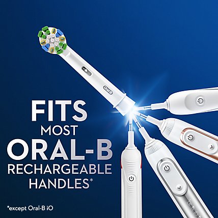 Oral-B FlossAction Electric Toothbrush Replacement Brush Heads - 3 Count - Image 5