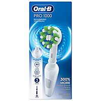 Oral-B Pro 1000 White Rechargeable Toothbrush - Each - Image 3