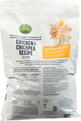 Open Nature Cat Food Chicken & Chickpea Grain Free - 16 Lb - Image 4