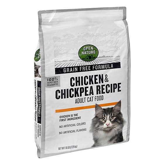 Open Nature Cat Food Chicken & Chickpea Grain Free - 16 Lb