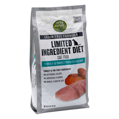 Open Nature Cat Food Turkey Sweet Potato 4 Lb