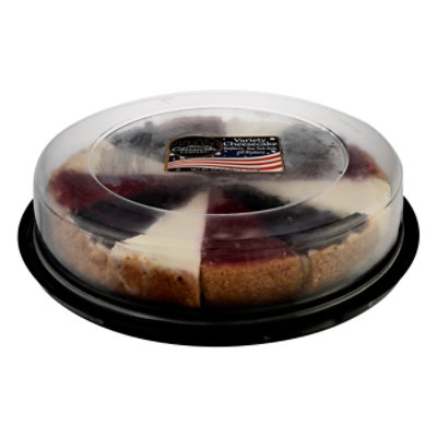 Atlanta Cheesecake Company 9 Inch Patriotic Cheesecake Sampler - 40 Oz.