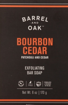 Olivina Cedar Bourbon Soap - 6 Oz - Image 2