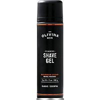 Olivina Men Foaming Shave Gel - 7 Oz - Image 2