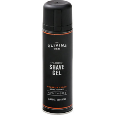 Olivina Men Foaming Shave Gel - 7 Oz - Image 1
