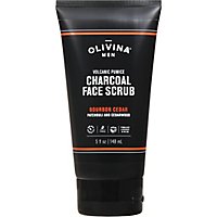 Olivina Charcoal Mens Face Scrub - 5 Oz - Image 2