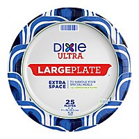 Dixie Ultra Large Printed Paper Plates 11.5 Inch - 25 Count - Image 3
