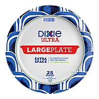 Dixie Ultra Large Printed Paper Plates 11.5 Inch - 25 Count - Image 2