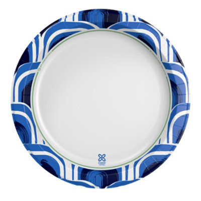 Dixie Ultra 11.5 Inch Large Compostable Plates - 25 Count - Image 2