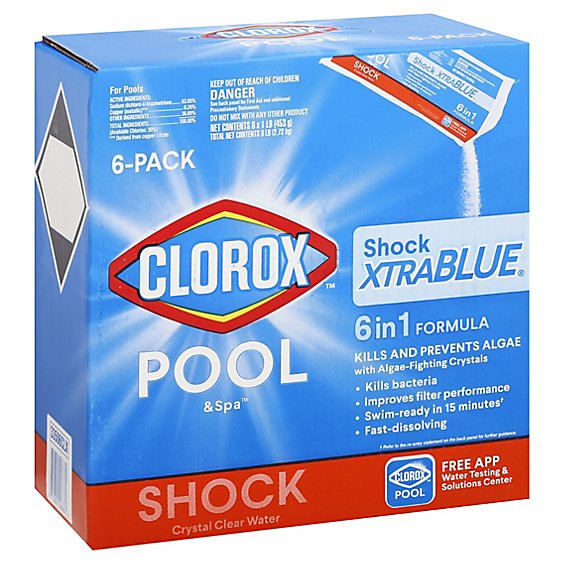 Clorox Pool & Spa Shock Xtra Blue - 6 Lb