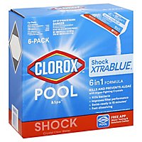 Clorox Pool & Spa Shock Xtra Blue - 6 Lb - Image 1