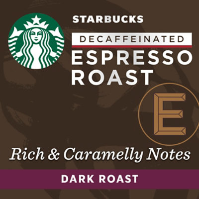 Starbucks by Nespresso Original Line Decaf Espresso Dark Roast Capsules Box 10 Count - Each - Image 4