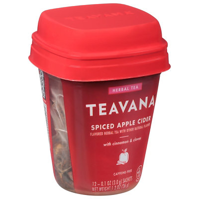 Starbucks Teavana Spiced Apple Cider Herbal Tea With Cinnamon & Cloves Sachet - 12 Count - Image 4