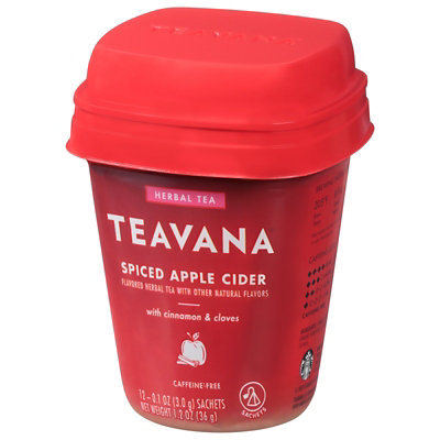 Starbucks Teavana Spiced Apple Cider Herbal Tea With Cinnamon & Cloves Sachet - 12 Count - Image 3